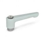 GN302.1-Flat-adjustable-hand-levers-zinc-die-casting-bushing-Stainless-Steel-SR-silver-RAL-9006-textured-finish.jpg