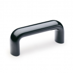 GN525-Cabinet_U_Handle__Plastic__Black_Siny_Finish_with_Brass_Bushes.png