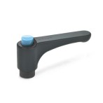 GN600-Flat-adjustable-hand-levers-with-releasing-button-plastic-bushing-brass-DBL-Blue-RAL-5024-shiny-finish.jpg