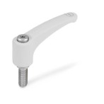 GN604.1-Adjustable-Hand-Levers-Handle-Plastic-Antimicrobial-Threaded-Stud-Stainless-Steel-WSA-White-RAL-9016-matte-finish.jpg