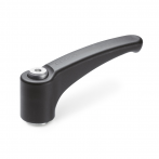 GN604.1-Adjustable_Hand_Lever__Black_Plastic_Handle_with_Stainless_Steel_Insert.png