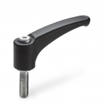 GN604.1-Adjustable_Hand_Lever__Black_Plastic_Handle_with_Stainless_Steel_Stud.png